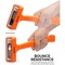 Neiko 4 LB Dead Blow Hammer, Neon Orange 02849A - alternate 7