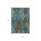 Homeroots 5' X 8' Teal Blue Aqua And Brown Argyle Washable Indoor Outdoor Area Rug 613736 - alternate 6