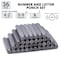 Neiko Number and Letter Punch Set with Heat-Treated Steel Punches, 5/16", 8MM Shaft, 36 Pc Stamp Set 02625A - alternate 5