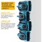 Xpower CentrifugalBlower, Blue, 12-1/4inH P-80A-Blue - alternate 4