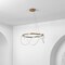 Jonathan Y Lisette 25" Contemporary Minimalist 360 Adjustable Silicone Rope Dimmable Integrated LED Chandelier,  JYL7140A - alternate 11