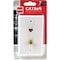 Rca White Flush Mount Plastic CAT 5E/6 Data & Coax Wall Jack TPH567R - alternate 1
