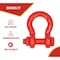 Mytee Products 1 1/4inAnchor Shackle Forged Carbon Steel w/Safety Screw Pin Load Limit 24,000lbs SHACKLE-ANCHOR-BT-114 - alternate 8