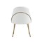 Manhattan Comfort Gracie Dining Chair in White and Gold DC100-GWH - alternate 7