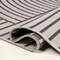 Jonathan Y Arielle Mid-Century Modern Curve Stripe Reversible Washable Dark Gray/Cream 4ft x 6ft Area Rug SVH109A-4 - alternate 6