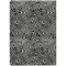 Homeroots 8' X 10' Black And Ivory Abstract Washable Indoor Outdoor Area Rug 598953 - alternate 5