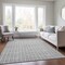 Homeroots 8' X 10' Gray And Ivory Geometric Washable Indoor Outdoor Area Rug 614752 - alternate 6