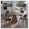 Leisuremod Modern Wooden Dining Chair, Dark Walnut Color Frame in Brown, Clivo Collection CDDW-18BR - alternate 7