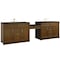 James Martin Vanities Bellshire 120" Dual Vanity Set with 24" Make-Up Counter, Honey Oak w/3 cm Phantome Eclos Top 660-VMC120-HNO-3PHT - alternate 5