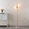 Jonathan Y Oscar 60.5" 2-Light Modern Parisian Candlestick Iron LED Floor Lamp, Brass Gold/White JYL1108A - alternate 10