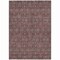 Homeroots 9' X 12' Merlot Gray And Taupe Floral Washable Indoor Outdoor Area Rug 582288 - alternate 9
