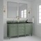 James Martin Vanities Brittany 60" Double Vanity, Smokey Celadon, w/ 3 CM Phantome Eclos Top 650-V60D-SC-3PHT - alternate 6