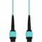 Add-On Addon 4M Mpo Om4 Aqua Duplex Patch Cable ADD-MPOMPO-4M5OM4 - alternate 1