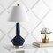 Jonathan Y Copenhagen 29" Ceramic/Metal LED Table Lamp, Navy/Brass JYL6207A - alternate 5