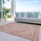Homeroots 9' X 12' Coral And Pink Oriental Washable Indoor Outdoor Area Rug 603807 - alternate 8