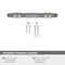 Amerock London 3-3/4 in 96 mm Center-to-Center Black Chrome/Golden Champagne Cabinet Pull BP36648BCRBBZ - alternate 4