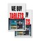 Signmission We Buy Tablets, A-Frame & 2 Decals Installed, Heavy-Duty Plastic Frame SBHD-D-2436-We Buy Tablets - alternate 3