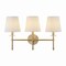 Jonathan Y Olivia 23" 3-Light Contemporary Traditional Candlestick Metal/Crystal LED Vanity, Brass Gold JYL9921A - alternate 10