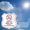 Signmission No Smoking Shield Sign This Is A Smoke F, 4 inch X 4 inch, Vinyl Decal, 2PK SHI-D-2PACK-4-401 - alternate 5