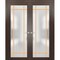 Sartodoors Solid French Double Doors Frosted Glass Planum 2113 64x96 (2* 32x96) Solid Core Modern Interior PLANUM2113DD-CA-64 x 96 (2* 32x96) - alternate 1