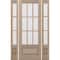 Doornmore G7509, 65.25" x 98" ( 36" Door + 2x12" Side) Left Hand, Mahogany SDL 9 Lite, 3/4 Lite Exterior Door G7509-SW-3696-G7503-SL_1-2_LI - alternate 8