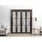 Sartodoors Sliding Closet Double Bi-fold Doors Planum 2122 Solid Core Modern Interior PLANUM2122DBF-CA-96 x 96 (4* 24x96) - alternate 4