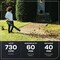 Greenworks 80V 730 CFM 170 MPH Brushless Axial Leaf Blower with 2.5 Ah & 4 Amp Rapid Charger 2424402 - alternate 6