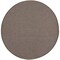 Homeroots 8' Brown Round Power Loom Area Rug 522491 - alternate 6