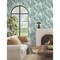 York Wallcoverings Swaying Palms Green and Blue Wallpaper GN2544 - alternate 5