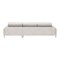 Homeroots 123" Beige Leather Sofa 573999 - alternate 5