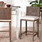 Bali & Pari Sofia Natural Rattan Counter Stool, Antique Coffee 269-14896-ZORO - alternate 6