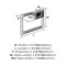Amerock Esquire Polished Nickel/Stainless Steel Contemporary 5-1/4 in 133 mm Length Towel Ring BH26612PNSS - alternate 4