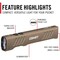 Coast Products Slayer Pro 1150 Lumens Rechargeable Led Beamsaver Usb-C  Flashlight, Dune, 1EA 31104 - alternate 4