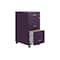 Space Solutions 14.25 in W 3 Drawer Mobile Vertical File Cabinet, Midnight Purple 25285 - alternate 5