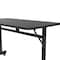 Correll Rectangle Econoline TFL Flip Top Table, 48 in W, 23 in to 31 in H, Particleboard Top, Black Granite FTM2448TF-07 - alternate 8