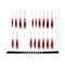Tekton 18pc Phillips/Slotted/Torx/Square Screwdriver Set w/Org, 4in Shanks, #0-#3, 3-8 mm, T10-T30, #1-#2 DWZ90101 - alternate 4