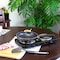 Oster Clairborne 9.5 Inch Aluminum Hammer Tone Frying Pan in Charcoal Grey 75661.01 - alternate 3