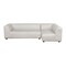 Manhattan Comfort Lukas 118 in Right-Facing 2-Piece Sectional Sofa in Cream SF1927-CR - alternate 5