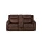 Homeroots 70" Dark Brown Manual Reclining Loveseat With Storage 561564 - alternate 1