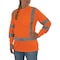Ergodyne S Orange Class 3 Hi-Vis Long Sleeve Shirt Womens 8374 - alternate 1