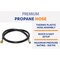Flame King LP And Natural Gas Hose 38 Female Flare Swivel x 12 Female Flare Swivel 48 Length 100383-48 - alternate 6