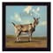 Homeroots Gracey the Goat Black Framed Print Wall Art 404829 - alternate 1