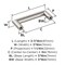 Amerock Revolve 3 inch (76mm) Center-to-Center Satin Nickel Cabinet Pull, 25PK 25VMP36851G10 - alternate 4