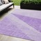 Homeroots 5' X 8' Lavender And Purple Geometric Washable Indoor Outdoor Area Rug 582477 - alternate 1