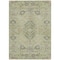 Homeroots 10' X 14' Artichoke Green Brown And Beige Floral Washable Indoor Outdoor Area Rug 605448 - alternate 6