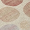 Homeroots 8' Salmon Ivory And Mauve Round Geometric Washable Indoor Outdoor Area Rug 630587 - alternate 4