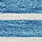 Homeroots 3' X 5' Sky Blue And Denim Blue Striped Washable Indoor Outdoor Area Rug 610504 - alternate 6