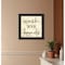 Homeroots Wash Your Hands Black Framed Print Bathroom Wall Art 529637 - alternate 3