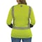 Ergodyne S Lime Class 2 Hi-Vis Long Sleeve Shirt Womens 8278BK - alternate 10