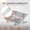 Vevor 50-Inch Solar Panel Mount Brackets 0 - 90 deg Adjustable Tilt Mount Brackets SF-SS-SKU3 - alternate 6